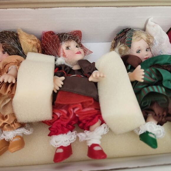 Marie Osmond Too Sweets Cherry Cordial Mint Truffle And Caramel Mini Dolls - Picture 8 of 9